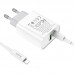 Адаптер сетевой HOCO Type-C to Lightning cable Rapido charger set C80A |1USB/1Type-C, QC/PD, 20W, 3A|