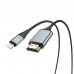 Кабель HOCO Lightning to HDMI High-definition on-screen cable UA15 |2M, 1080P|