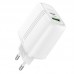 Адаптер сетевой HOCO Powerful dual port charger N11 |1USB/1Type-C, PD/QC, 20W/3A|