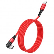 Кабель HOCO Type-C to Type-C Orbit charging data cable U100 |1.5m, 100W, 5A|