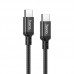 Кабель HOCO Type-C to Type-C Double speed charging data cable X14 |1m, 60W, 3A|