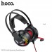 Наушники HOCO W105 LED Joyful Gaming Headphones HD Mic черно синие