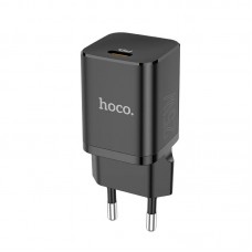 Адаптер сетевой HOCO Rigorous charger N19 |Type-C, 25W, 3A, QC/PD|