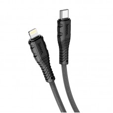 Кабель HOCO Type-C to Lightning Nano PD silicone charging data cable X67 |1m, 20W, PD|