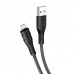 Кабель HOCO Micro USB Nano silicone charging data cable X67 |1m, 2.4A|