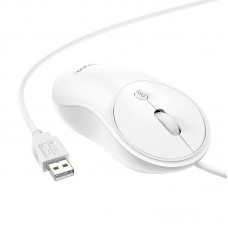 Мышь HOCO Esteem business wired mouse GM13 проводная белая 