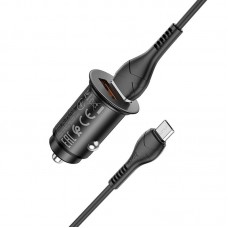 Адаптер автомобильный HOCO Micro USB Cable NZ1  Developer 36W набор черный