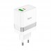 Адаптер сетевой HOCO Extension speed charger N21 |1USB/1Type-C, PD/QC, 3A/30W|