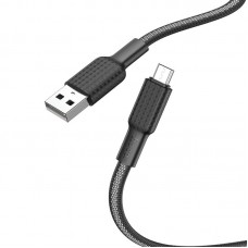 Кабель HOCO Micro USB Jaeger charging data cable X69 |1m, 2.4A|