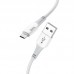 Кабель нейлоновая оплетка HOCO Micro USB Ferry charging data cable X70 белый