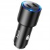 Адаптер автомобильный HOCO Clear way dual port PD car charger NZ3 |2Type-C, 40W/3A, PD/QC|