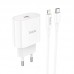 Адаптер сетевой HOCO Type-C to Lightning Cable Metro single port charger set C94A |1Type-C, 20W/3A, PD/QC|