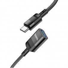 Кабель HOCO Type-C to USB female sync extension cable U107 1.2M OTG адаптер