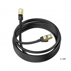 Кабель HOCO US02 LAN RJ45 Level pure copper gigabit ethernet cable 3 метра