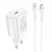 Адаптер сетевой HOCO Type-C to Lightning Cable Jetta charger set N22 |Type-C, 25W/3A, PD|