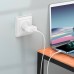 Блок - зарядное устройство и кабель HOCO Lightning cable single port charger set C96A  10.5 W белый набор