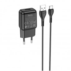 Адаптер сетевой HOCO Type-C cable single port charger set C96A |1USB, 2.1A|