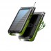 Умб Solar power bank FM radio Wireless charger 20000mAh PN-W26 IPX4 |1USB/Type-C, 15W/3A, Qi|