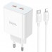 Адаптер сетевой HOCO Type-C to Lightning Cable Leader dual port(2C) charger C108A |2Type-C, 35W/3A, PD/QC|
