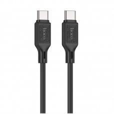 Кабель HOCO Type-C to Type-C Cool silicone charging data cable X90 черн