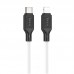 Кабель HOCO Type-C to Lightning Cool silicone PD charging data cable X90 20w 1m black