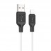 Кабель HOCO Lightning Cool silicone charging data cable X90 black 1m