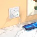 Набор зарядный HOCO N28 Founder charger set 1USB и 1Type-C и кабель Type-C to Lightning черный