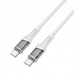 Кабель HOCO Type-C to Type-C Transparent Discovery Edition charging data cable U111 |1.2M, 60W, 3A|