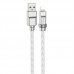 Кабель HOCO Lightning Solid silicone charging data cable U113 |1.2m, 2.4A|