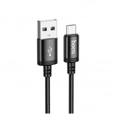 Кабель HOCO x89 Micro USB Wind charging data cable 1 метр черный