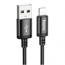 Кабель HOCO Lightning Radiance charging data cable X91 3m черный