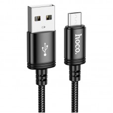 Кабель HOCO Micro USB Radiance charging data cable X91 3 метра черный