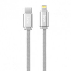 Кабель Hoco UPL12 Quick Charging Lightning to Type-C (1.2 m) Silver