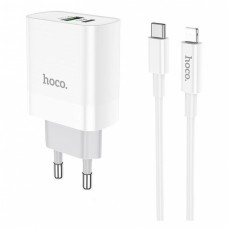 Сзу Hoco C80A Rapido + Cable (Type-C to Lightning) PD+QC3.0 Type-C + USB