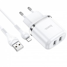 Сзу Hoco N4 Aspiring + Cable (Lightning) 2.4A 2USB