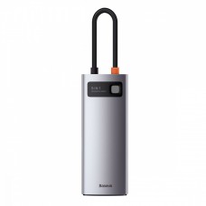 USB-Хаб Baseus Metal Gleam 5-in-1 30Hz Version (3xUSB3.0 + 4KHD + Type-C) WKWG020013