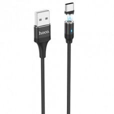 Кабель Hoco U76 Fresh Magnetic USB-Type-C 1.2m Black