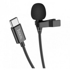 Микрофон-Петличка Hoco L14 USB Type-C Black