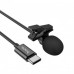 Микрофон-Петличка Hoco L14 USB Type-C Black