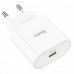 Сетевое зарядное устройство Hoco C94A PD 20W (1 USB/3,1A) White