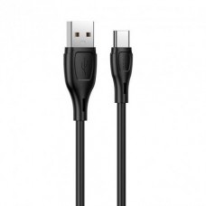 Кабель Hoco X61 USB to Type-C Silicone Cable 1m Black