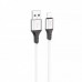 Кабель Hoco X86 Lightning Silicone Cable 1м White