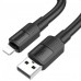 Кабель Hoco X84 USB to Lightning 1м Black