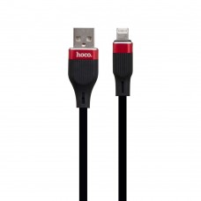 USB Hoco U72 Forest Silicone Lightning цвет чёрный