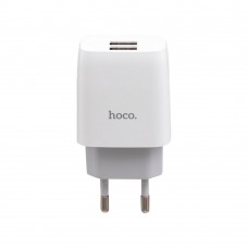 Зарядное устройство Hoco C73A + кабель Micro белые