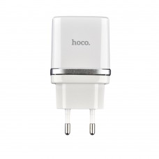 Блок - зарядное устройство Hoco C12Q QC3.0 18W набор с кабелем Type-C белый