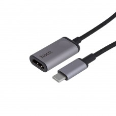 Переходник Hoco HB21 Type-C to HDMI converter цвет серый