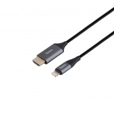 Переходник Hoco UA15 Lightning to HDMI 2m цвет серый