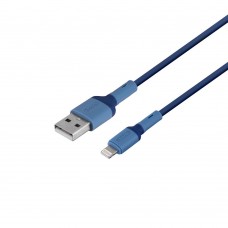 Кабель USB Hoco X65 Lightning 1м синий