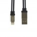 USB Hoco U103 Magnetic absorption charging data cable for Lightning цвет чёрный